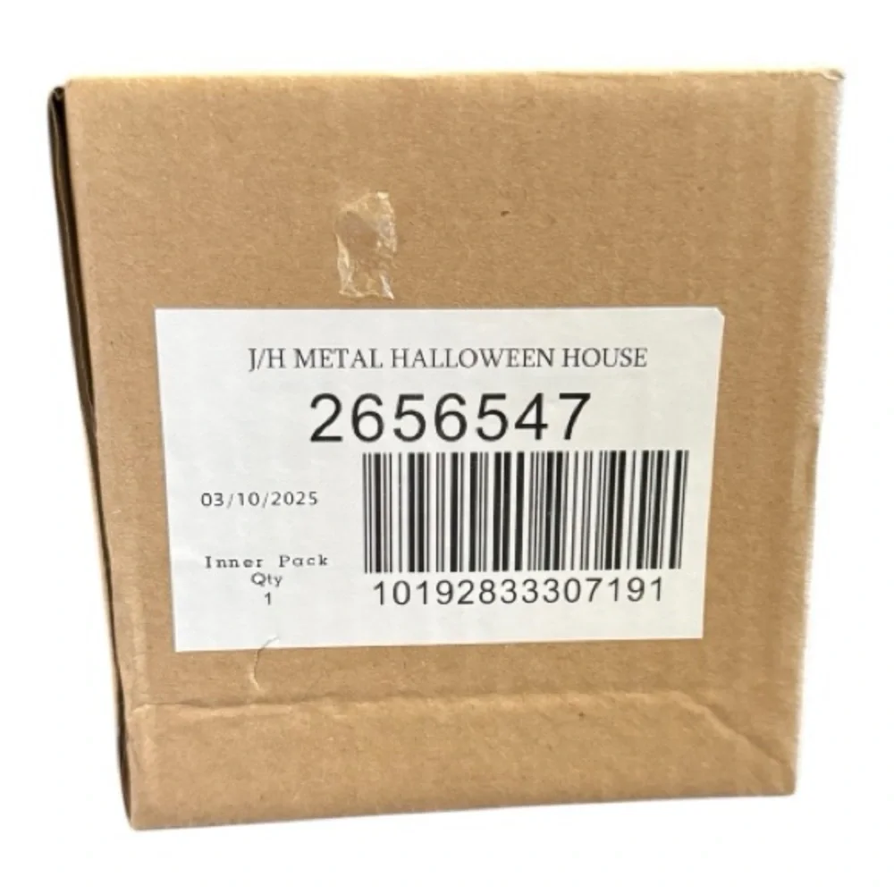 Yankee Candle Haunted House Halloween Metal Candle Holder NIB
